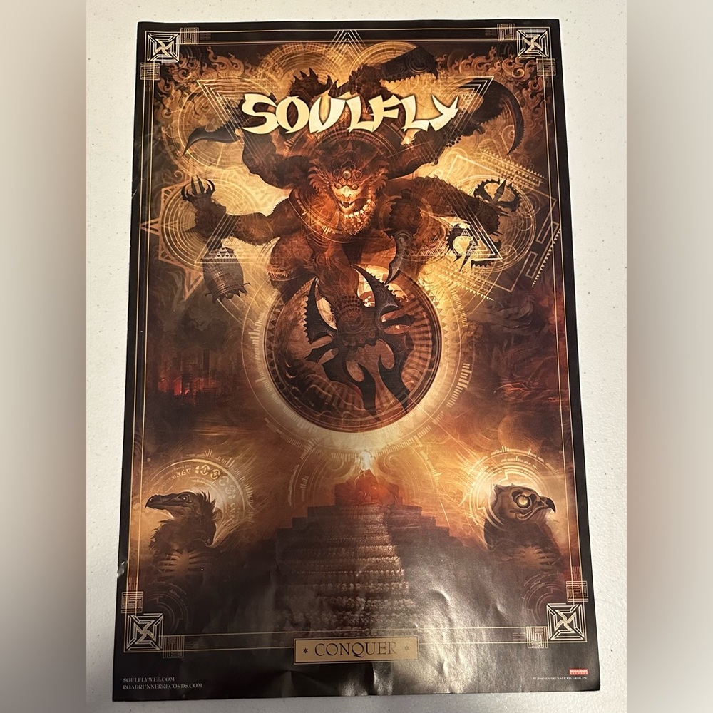 Soulfly Conquer poster